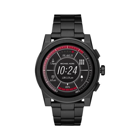 michael kors grayson schwarz|michael kors grayson smartwatch manual.